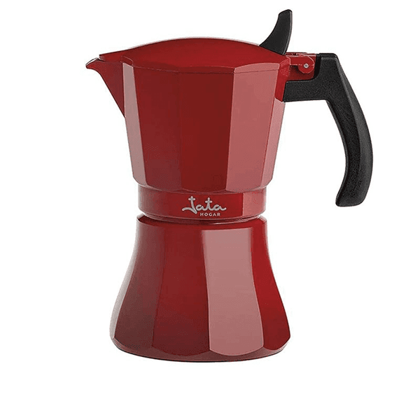Jata Cafeteira Italiana HCAF2012 * Vermelho Alumínio (12 Kopjes) - S7602277