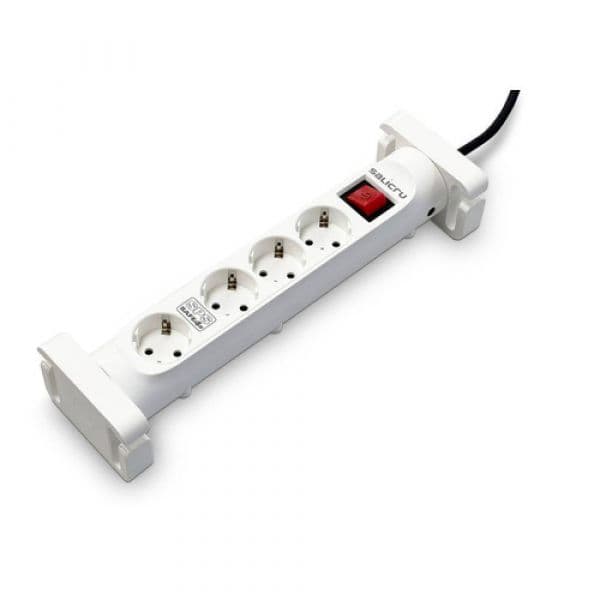 UPS Salicru SPS SAFE 4S Régua de Tomadas 4 Tomadas Protetor Sobretensão Interruptor 1.4m Branco