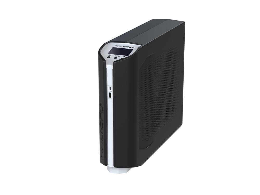UPS Salicru SPS 2250 SOHO+ IEC 2250VA 1200W Torre 6 Saídas Chumbo-Cálcio Dupla Porta USB AVR LCD LED