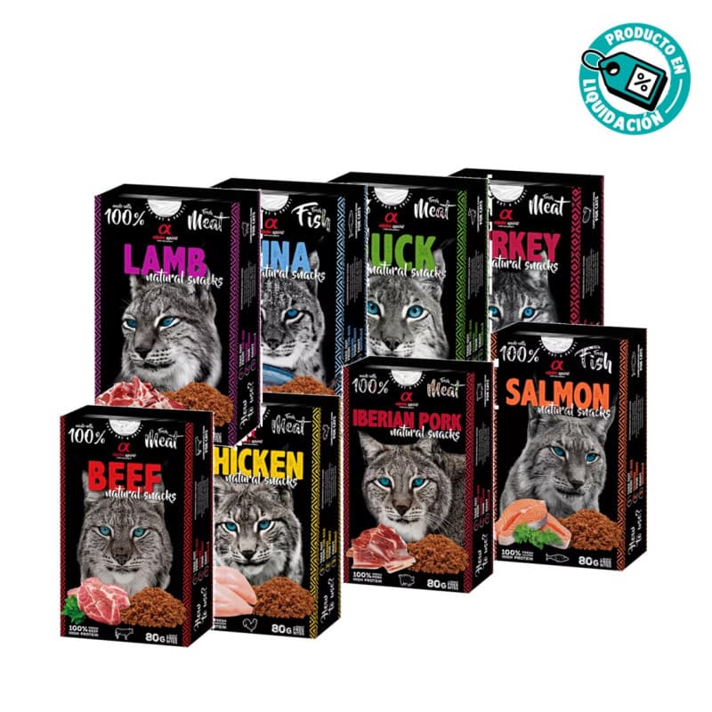 Alpha Spirit Natural Snack Gato 80 Gr