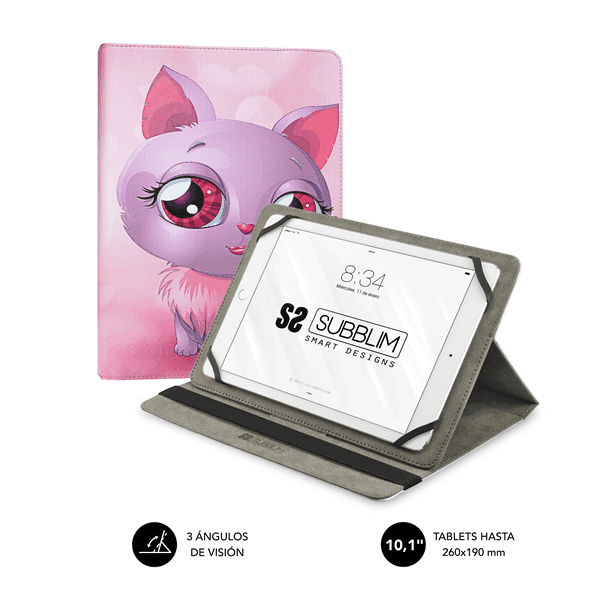Subblim Trendy Capa Universal para Tablet 10.1" Cat