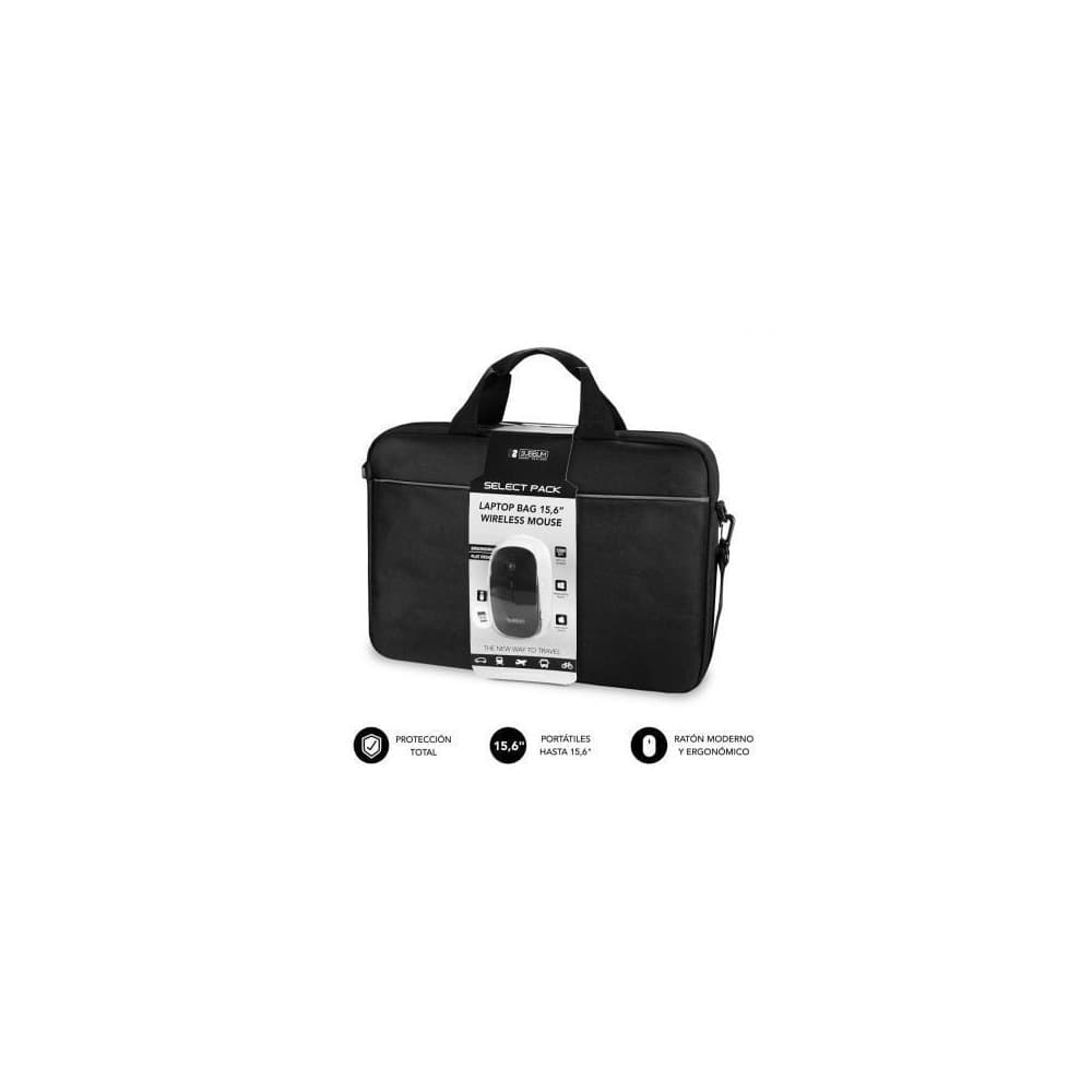 Subblim Mala para Portátil até 15.6" Black + Rato Wireless