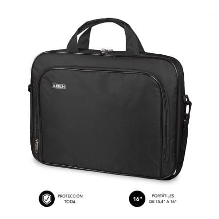 MALETÍN SUBBLIM OXFORD PARA PORTÁTILES HASTA 16" NEGRO