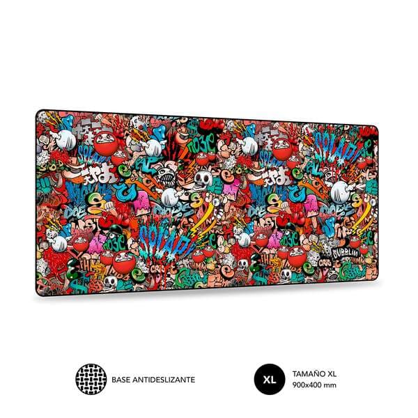 Subblim Tapete Gaming Graffiti XL
