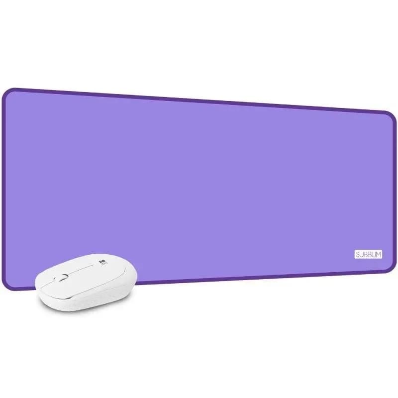 Subblim Harmony Pack Rato Sem Fios + Tapete Gaming XL Púrpura