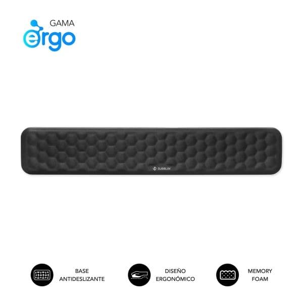 Subblim Ergo AirPadding Apoio para Pulso para Teclado, Preto
