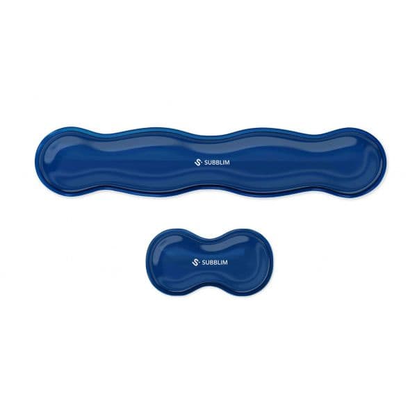 Subblim Ergo Crystal Flex Apoio de Pulso Azul Escuro (Pack 2)