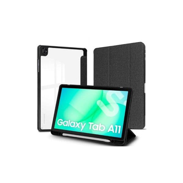 SUBBLIM Capa Protetora Clear Shock Case para Samsung Galaxy Tab A11 8.7" e Tab A8 10.5" Preta