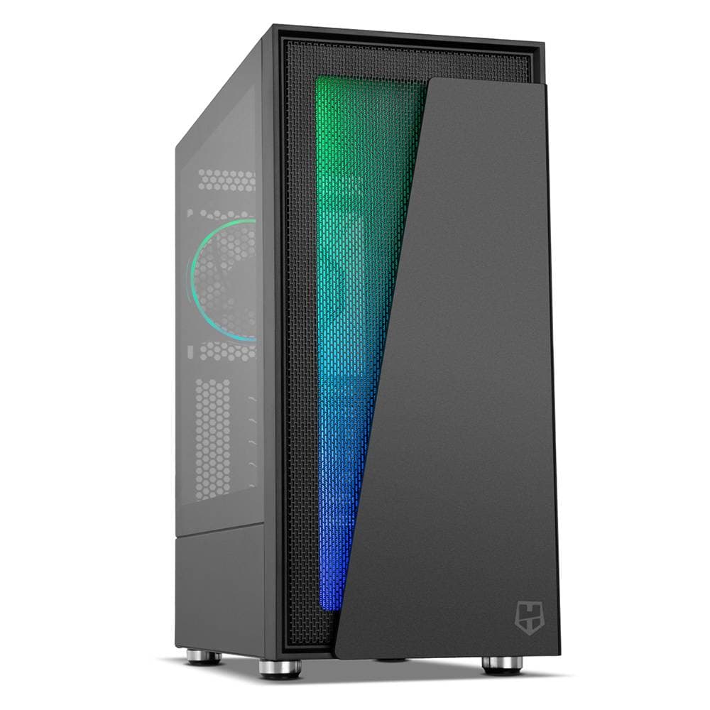 NOX Hummer Blaster Vidro Temperado USB 3.0 ARGB Black