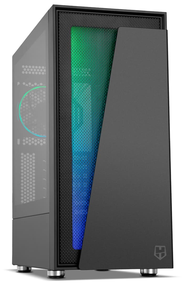 NOX Hummer Blaster Vidro Temperado USB 3.0 ARGB Black