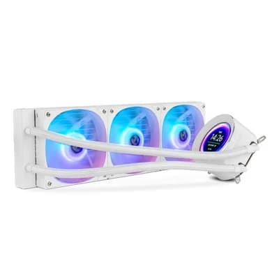 Nox Hummer X-360 Liquid Cooling 360 LCD White - NXHUMMERX360LCDWH