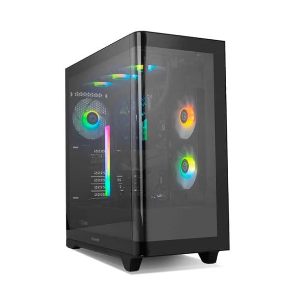 Nox Hummer ETHER ATX Vidro Temperado Preta