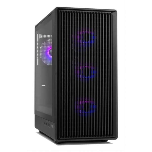 NOX Infinity IOTA Semitorre ATX Mesh com 4x Ventoinhas 120mm ARGB e Vidro Temperado Preta