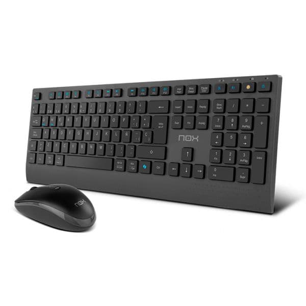 Teclado Nox Lite Duo Rato Sem Fios ES Preto