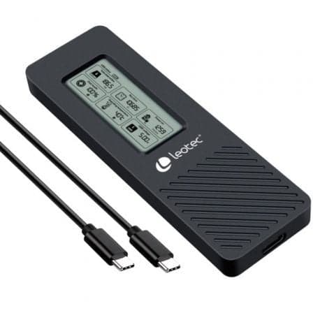 Leotec LEM2EXT01 disco externo 0 GB USB Type-C 3.2 Gen 2 (3.1 Gen 2) Preto