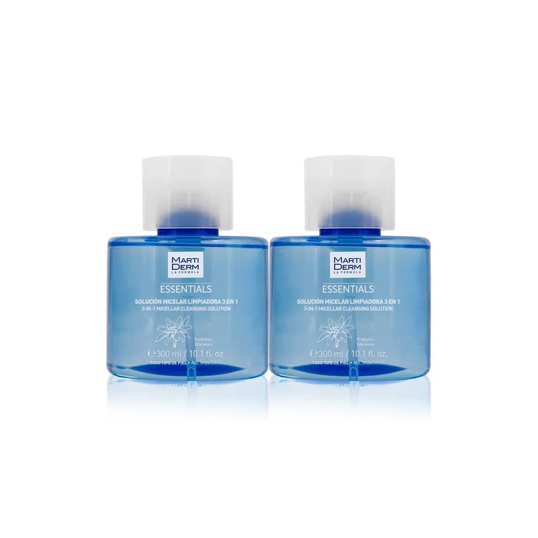 Martiderm Essentials Solução Micelar Limpeza 3em1 2x300ml