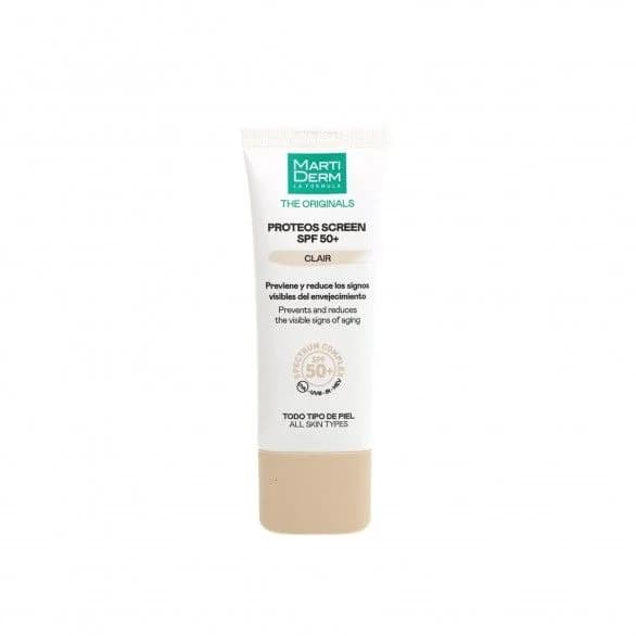 Martiderm Proteos Screen Creme Facial Tom Claro SPF50+ 40ml
