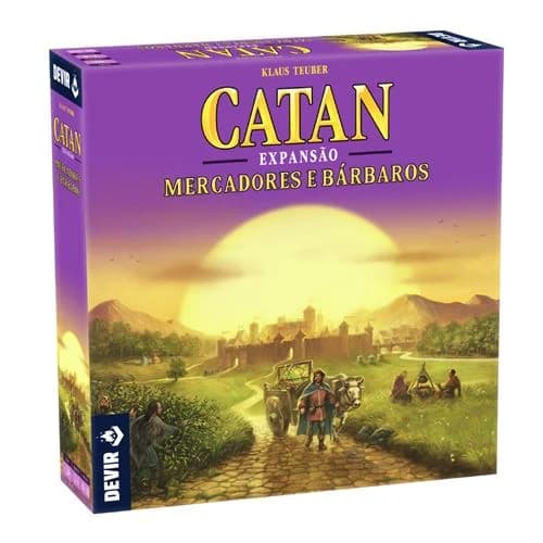Devir Jogo Tabuleiro Catan: Mercadores e Bárbaros