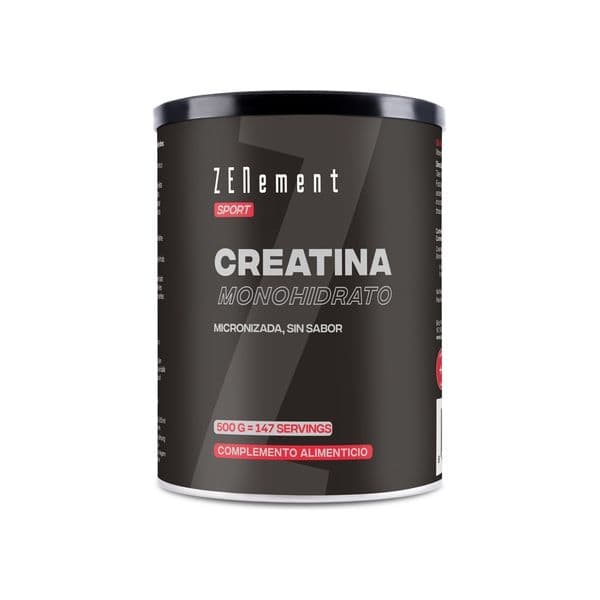 Zenement Creatina Monohidratada Micronizada Pura Sem Sabor 500g