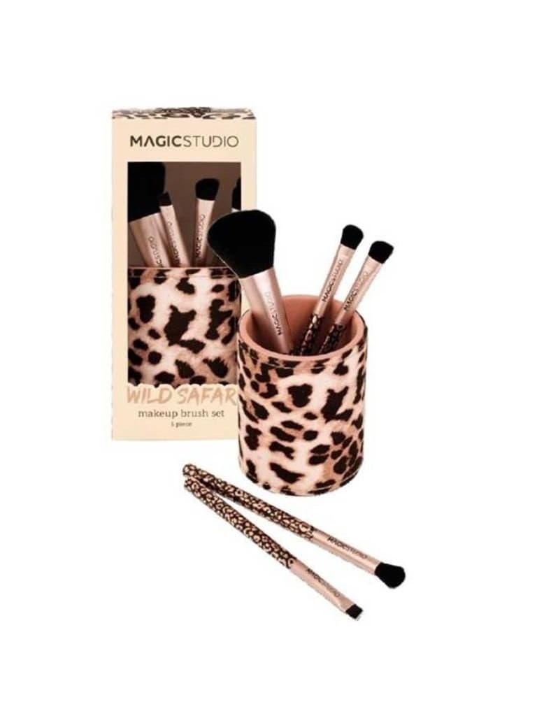 Magic Studio Wild Safari Make Up Brush 5 Peças