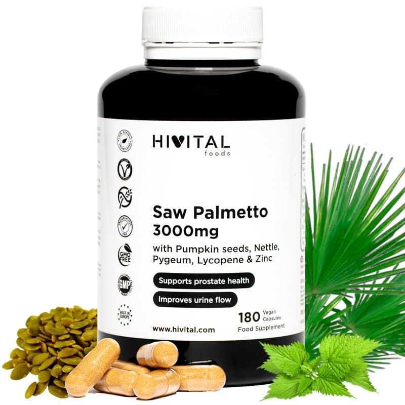 Hivital Saw Palmetto 3000 Mg 180 Cápsulas de 3000mg