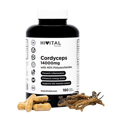 Hivital Cordyceps 14000mg 180 Cápsulas