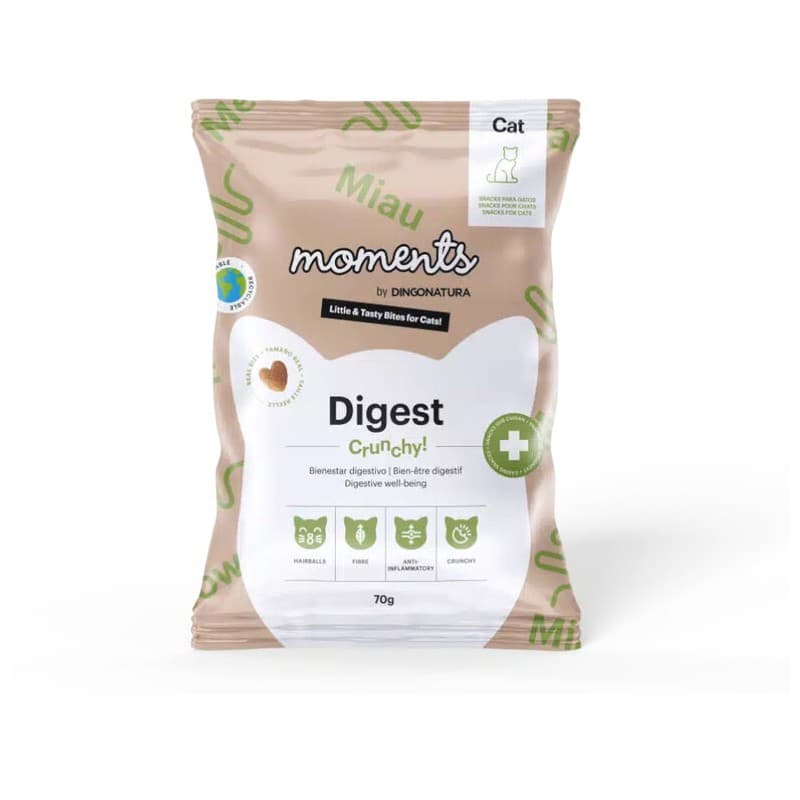 Dingo Moments Cat Snack Digest Crunchy 70g