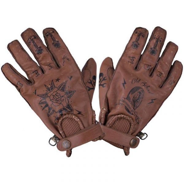 By City Luvas Second Skin Tattoo Ii Brown XL