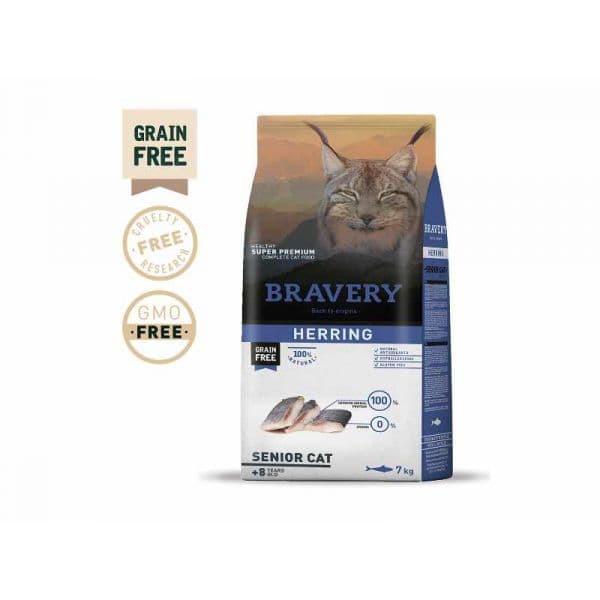 Bravery Gato Sénior Herring 2 kg