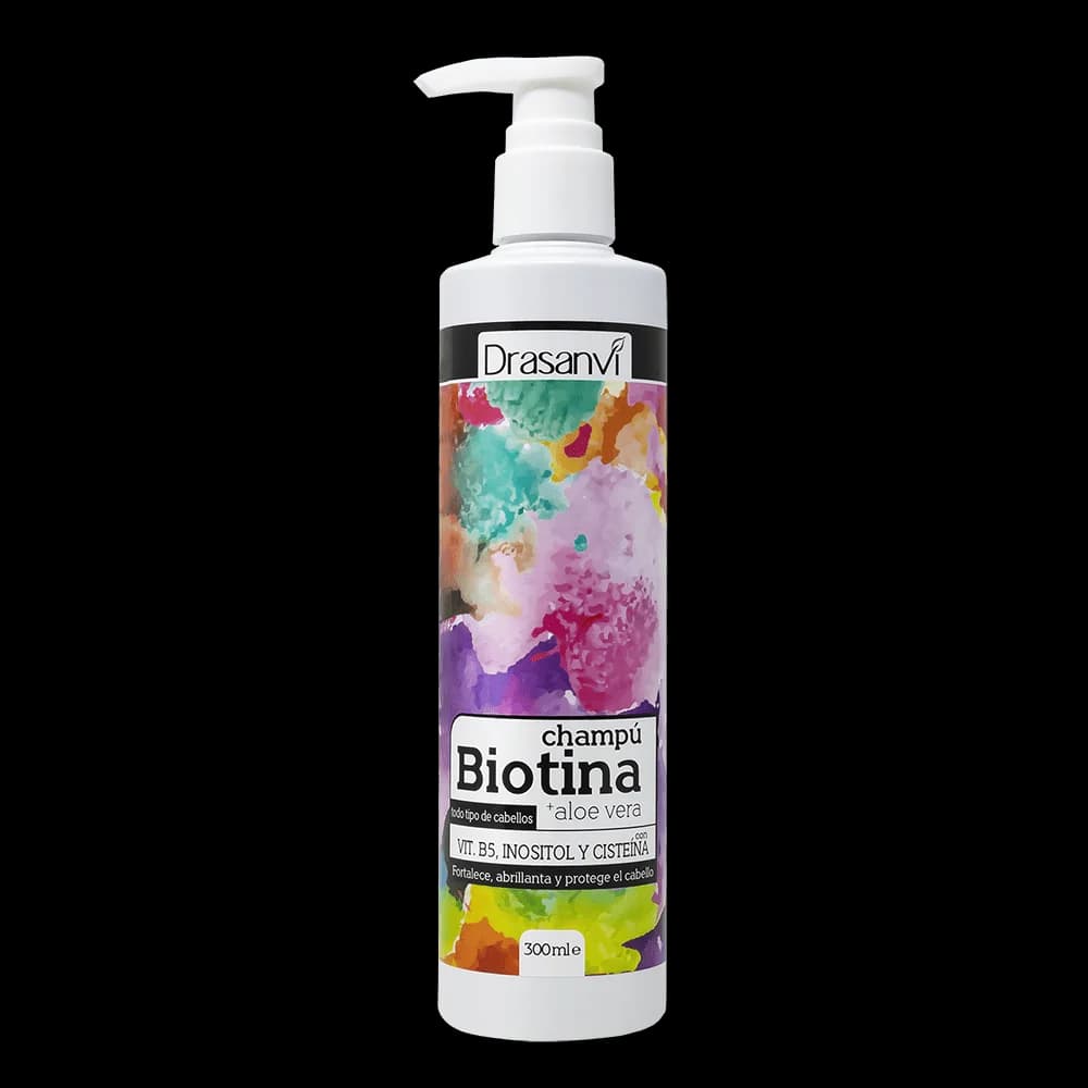 Champú Biotina y Aloe Vera 300ml – Drasanvi