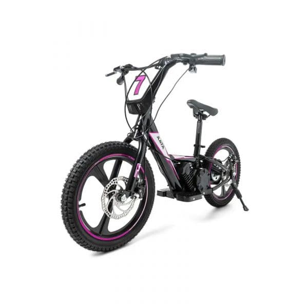 Ataa Cars Bicicleta Elétrica Sparkid 16" Rosa