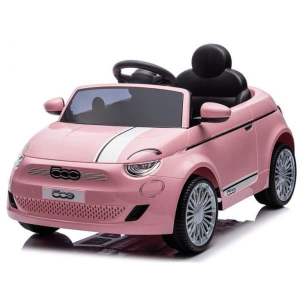 Ataa Cars Carro Elétrico FIAT500E 12V Rosa