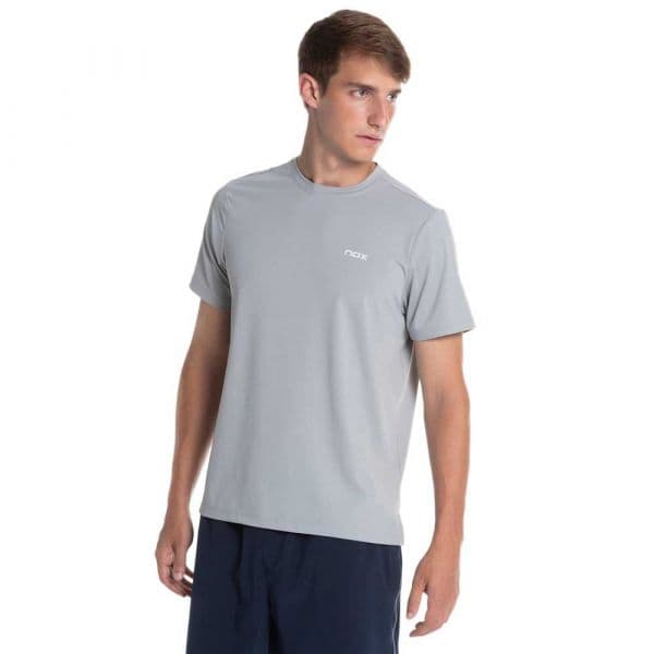 Nox Team Short Sleeve T-shirt Cinzento S Homem
