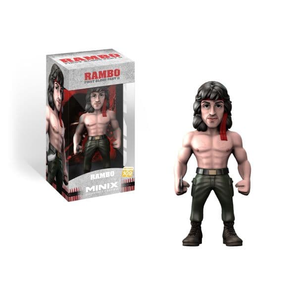 Minix Movie 109 Rambo com Bandana 12cm