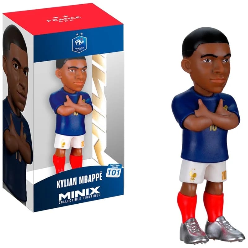 Minix Football Stars World Cup: France - Mbappé 12cm - 101