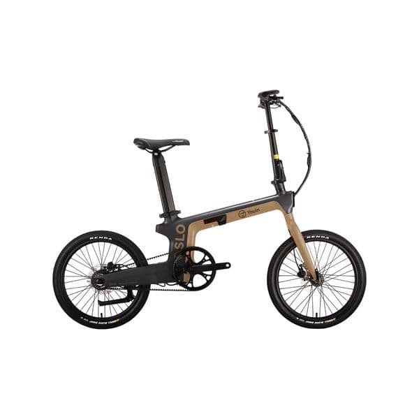 Youin Bicicleta Elétrica Oslo Carbon Pro Dobrável 20" 250W Preta/Dourada - BK1950