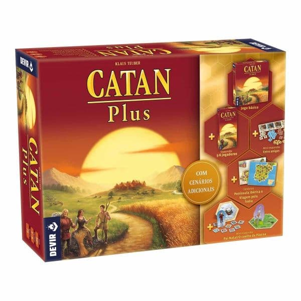 Devir Jogo de Tabuleiro Catan Plus 2023