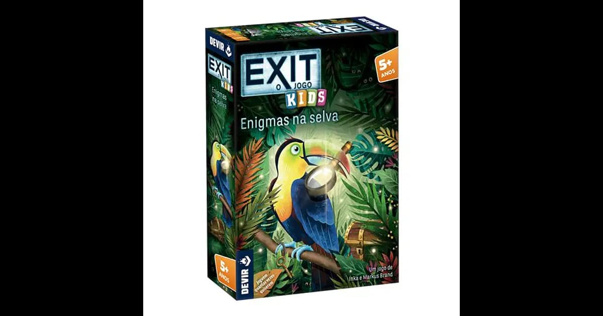 Devir Jogo de Tabuleiro Exit Kids: Enigmas da Selva Devir