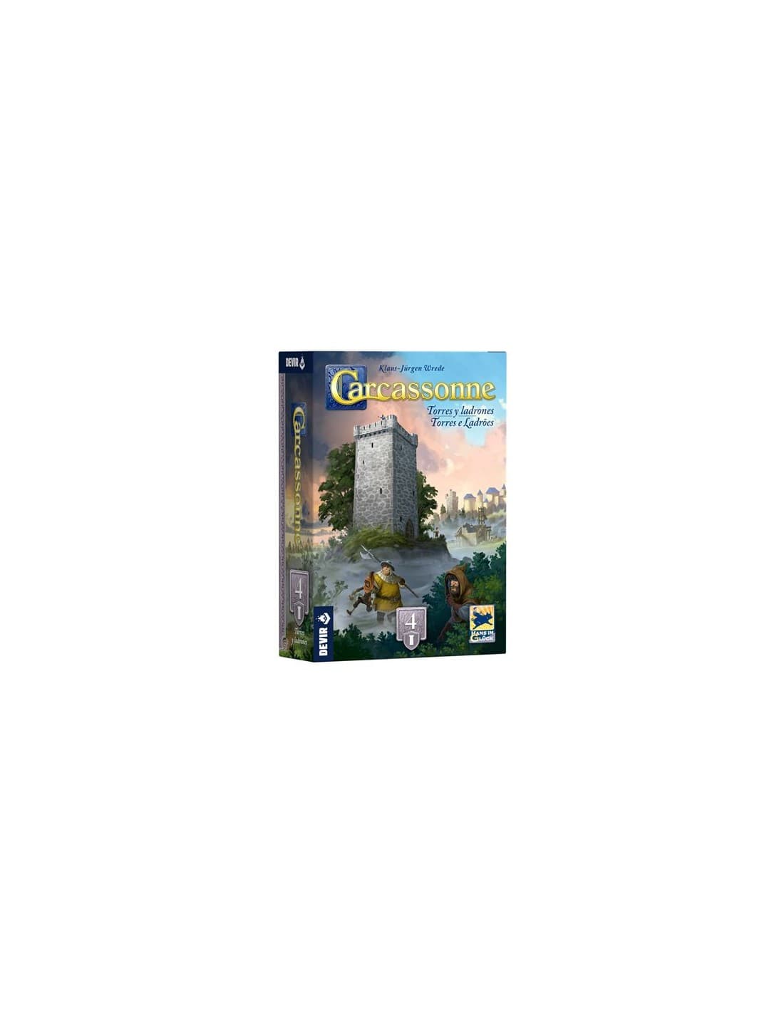 Devir Jogo de Tabuleiro Carcassonne Torres e Ladrões Exp4