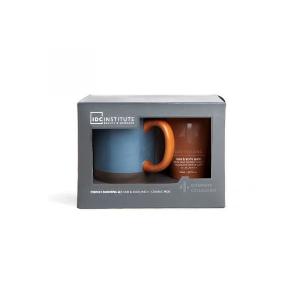 IDC Institute Conjunto Banho Perfect Morning Gel para o Corpo e Cabelo 150ml + Caneca Coffret