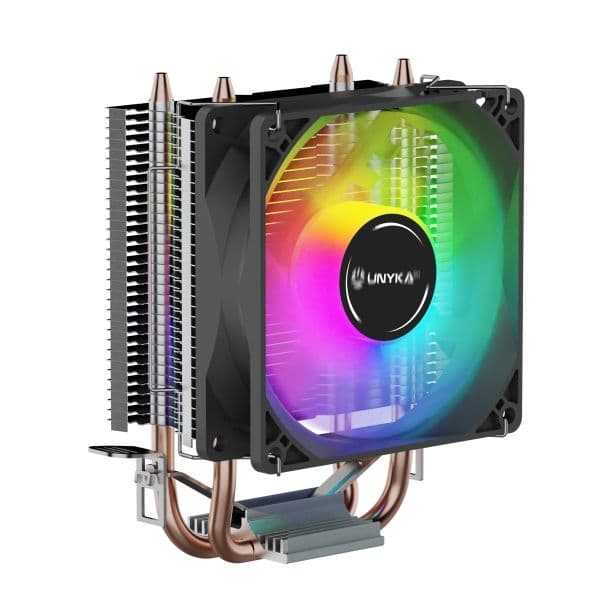 Unyka UNYCOOL H20 ARGB Air Cooler 90mm Preto LGA1200/1700 AM5/AM4