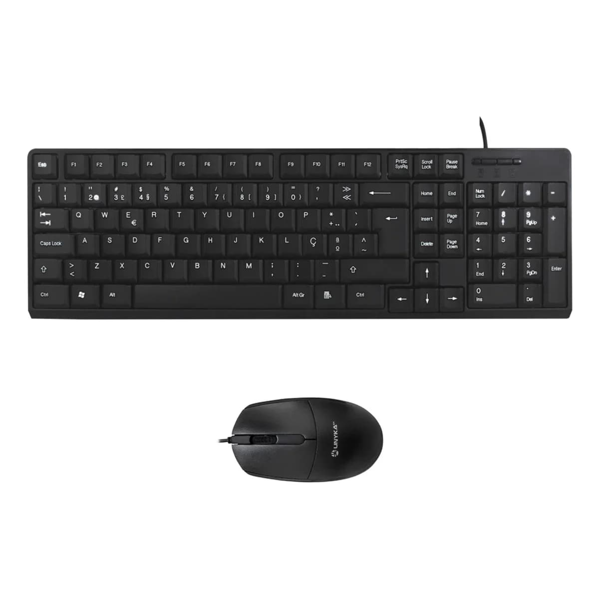 Teclado UNYKACH UK50546 Rato Preto