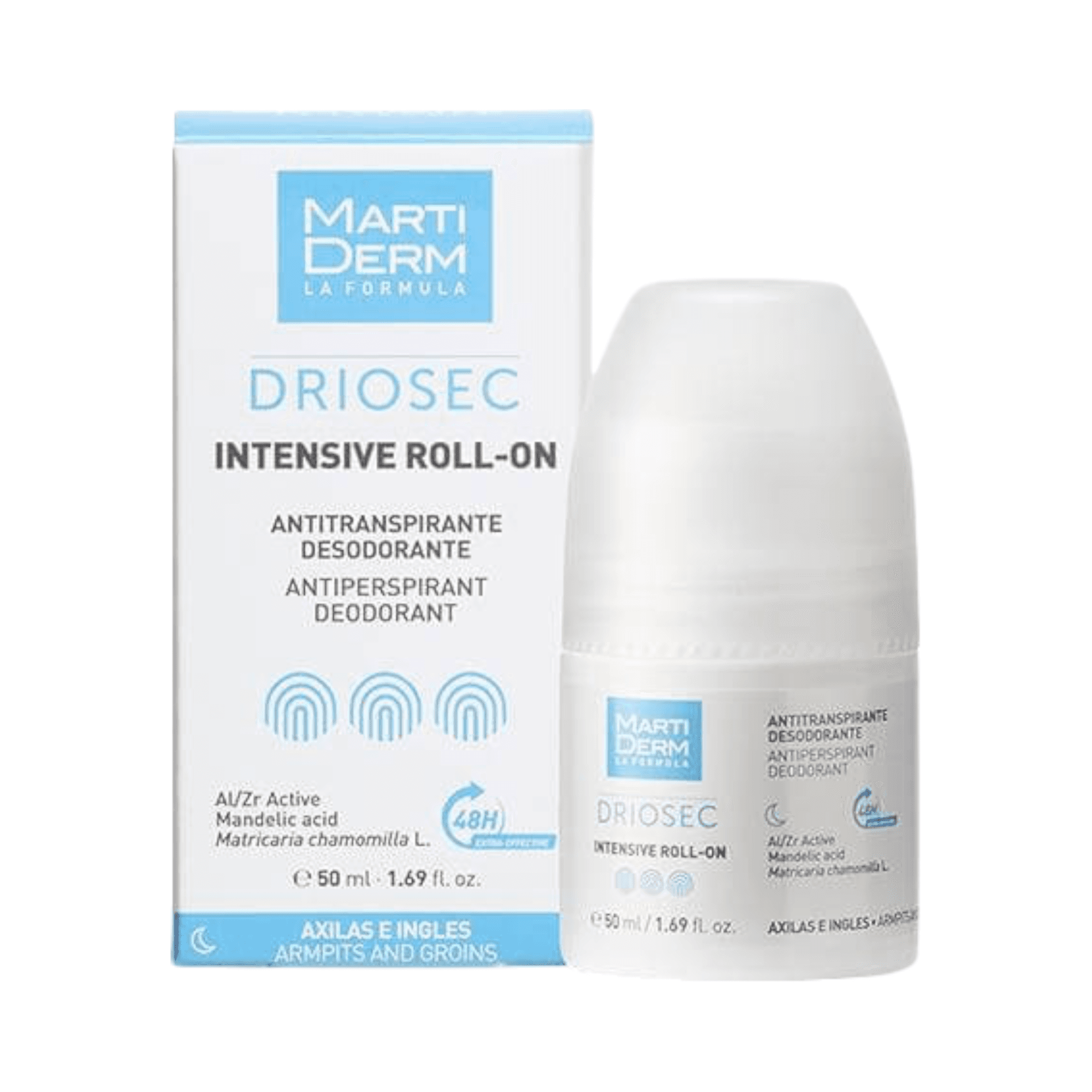 Martiderm Driosec Intensive Desodorizante Roll-On 50mL