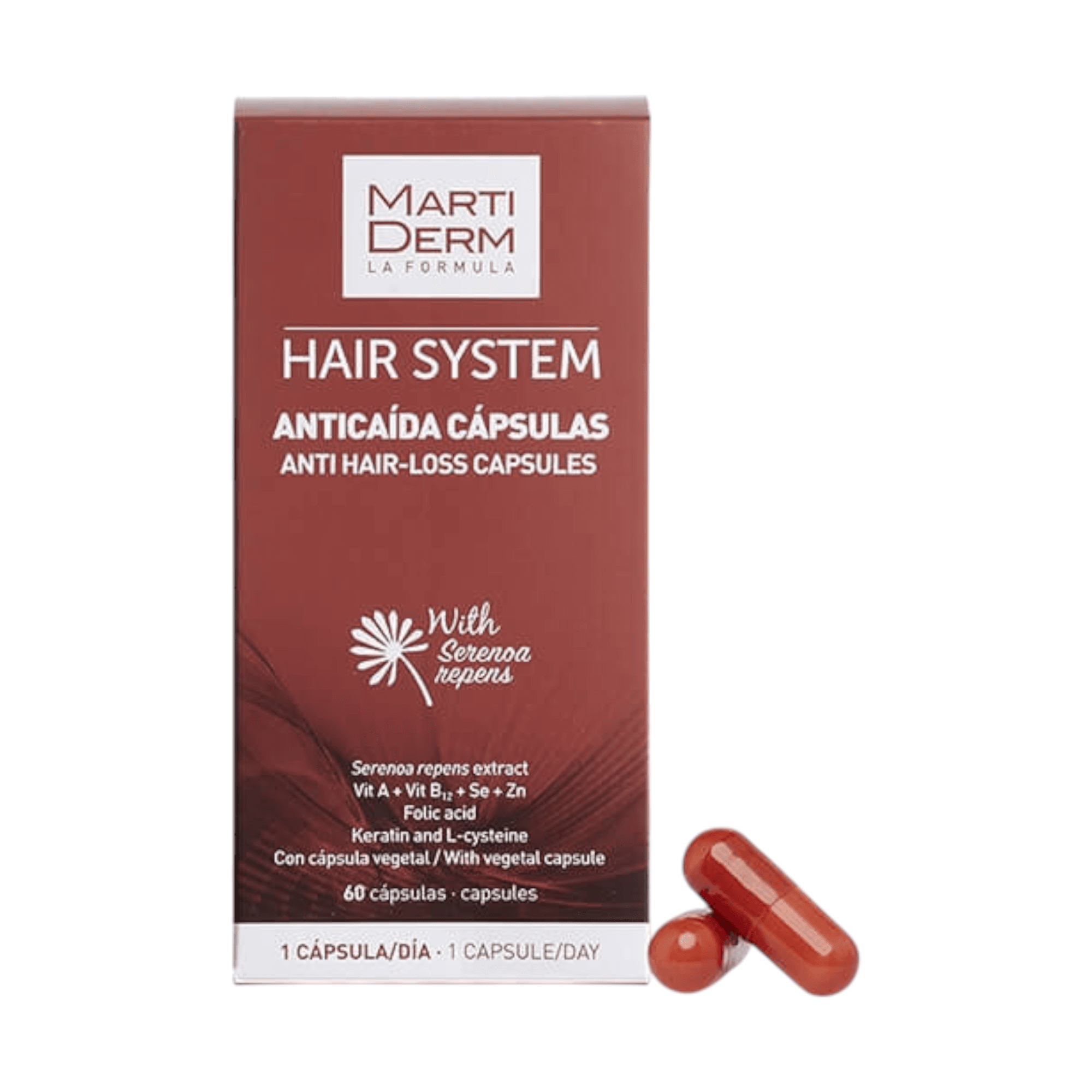 Martiderm Antiqueda Cabelo 60 Cápsulas