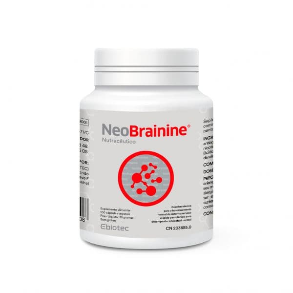 Ebiotec NeoBrainine 100 Cápsulas Vegetais