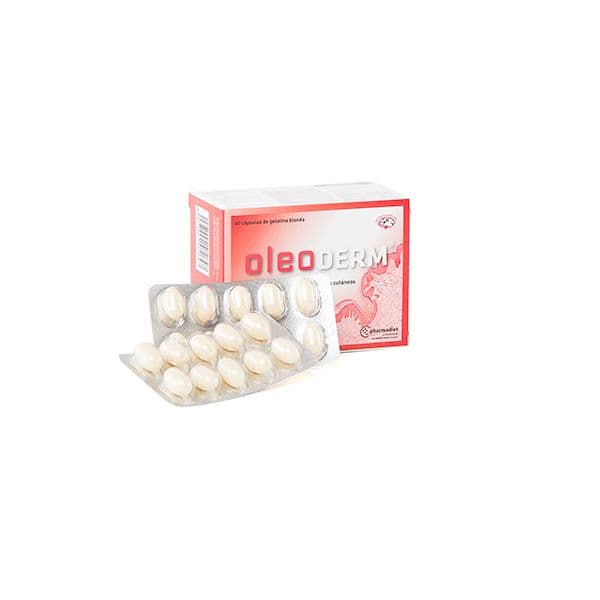 Oleoderm Suplemento Acidos Gordos e Ómega 3 60 Comprimidos