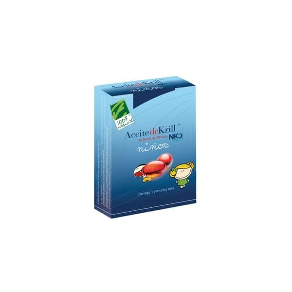 100% Natural Óleo de Krill Nko Crianças 60 Cápsulas