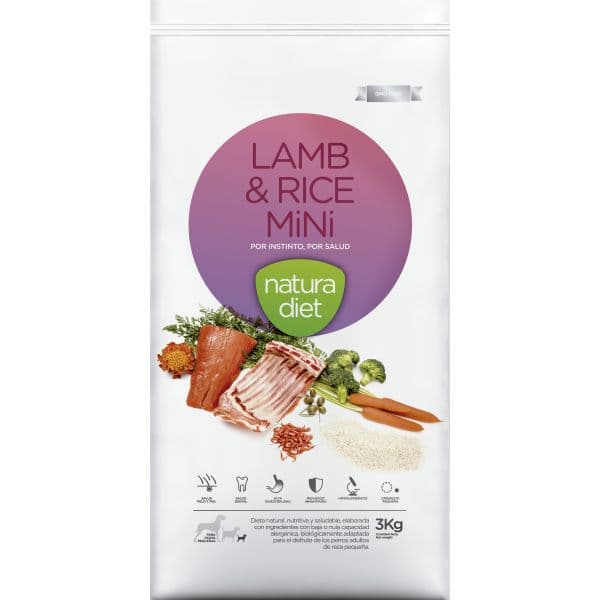 Natura Diet Lamb & Rice Mini 500g
