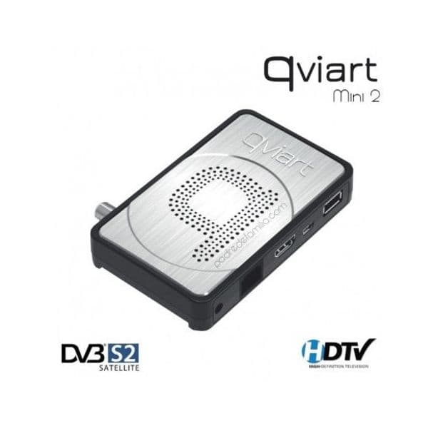 Qviart Receptor Satélite HD Qviart Mini 2 + Antena Pen USB WIFI