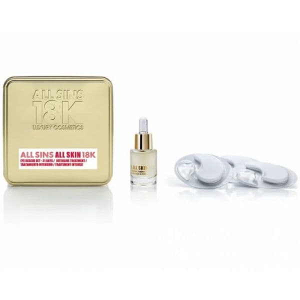 ALL SINS 18K Kit Tratamento Olhos SOS 21 Dias 2 Peças
